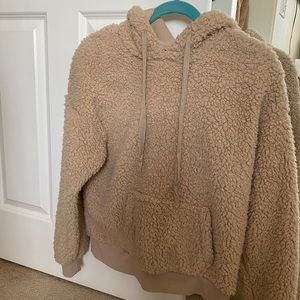 Blanket sherpa sweatshirt